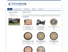 Tablet Screenshot of centurioncoin.com